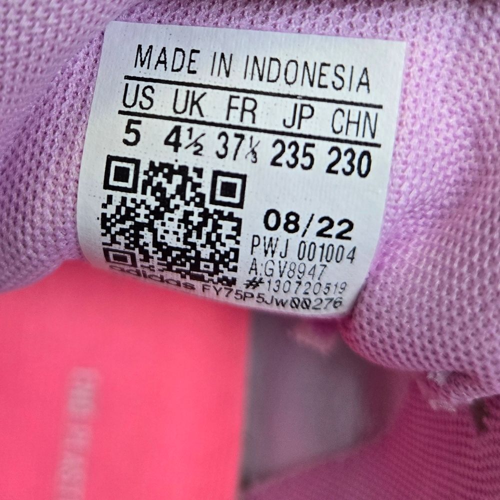 Adidas girls Duramo 10 Youth size 5 pink - Picture 11 of 13